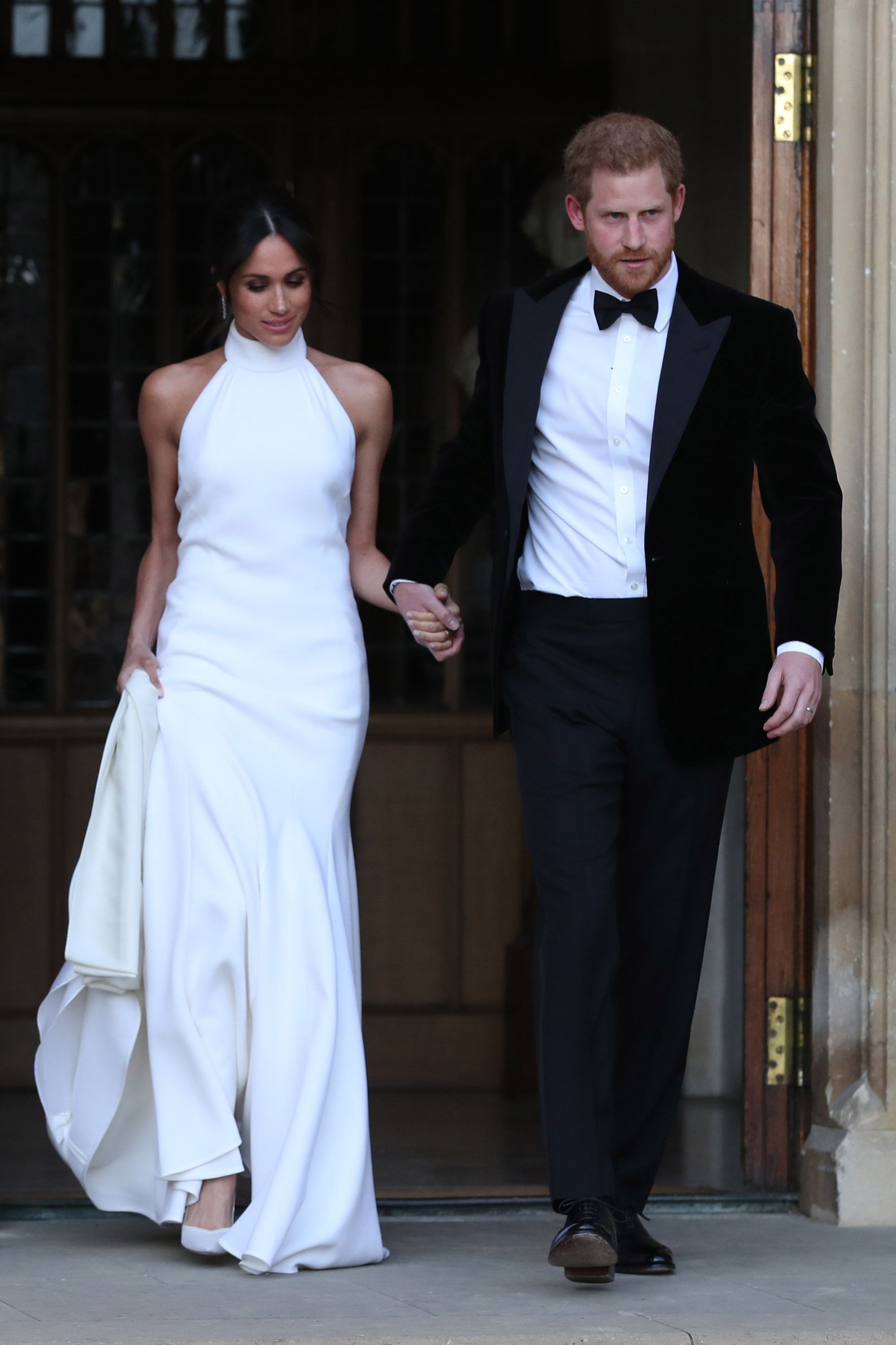 hbz meghan markle prince harry reception outfits gettyimages 960174034 1526935313